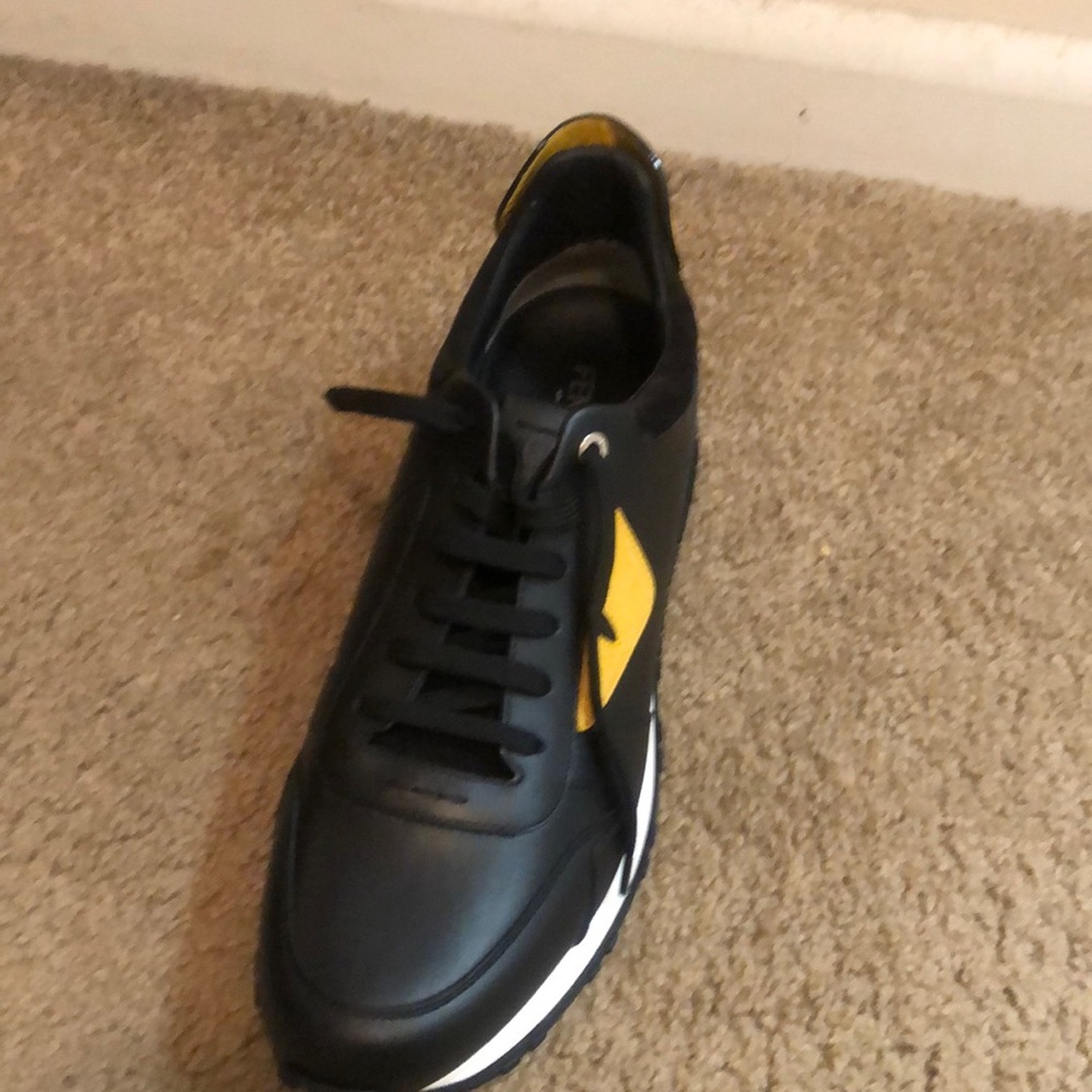 Fendi leather sneakers